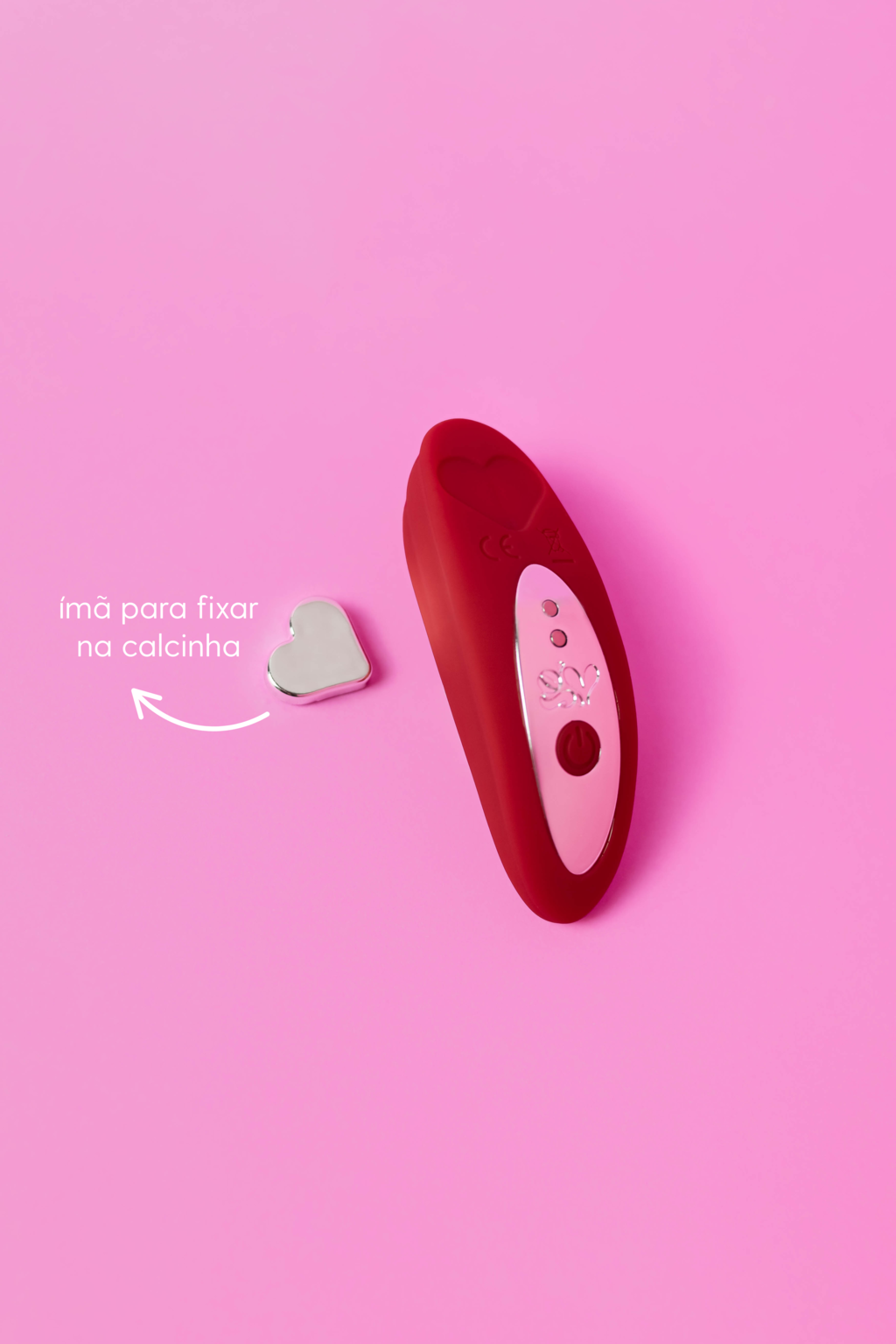 Cherry - Calcinha Vibratória com controle de carro e APP à distância
