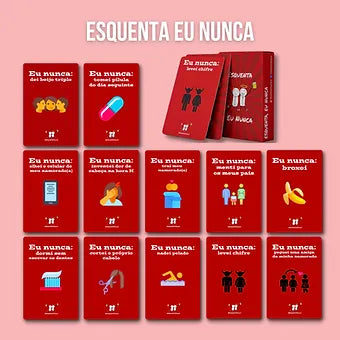 Baralho Esquenta Eu Nunca