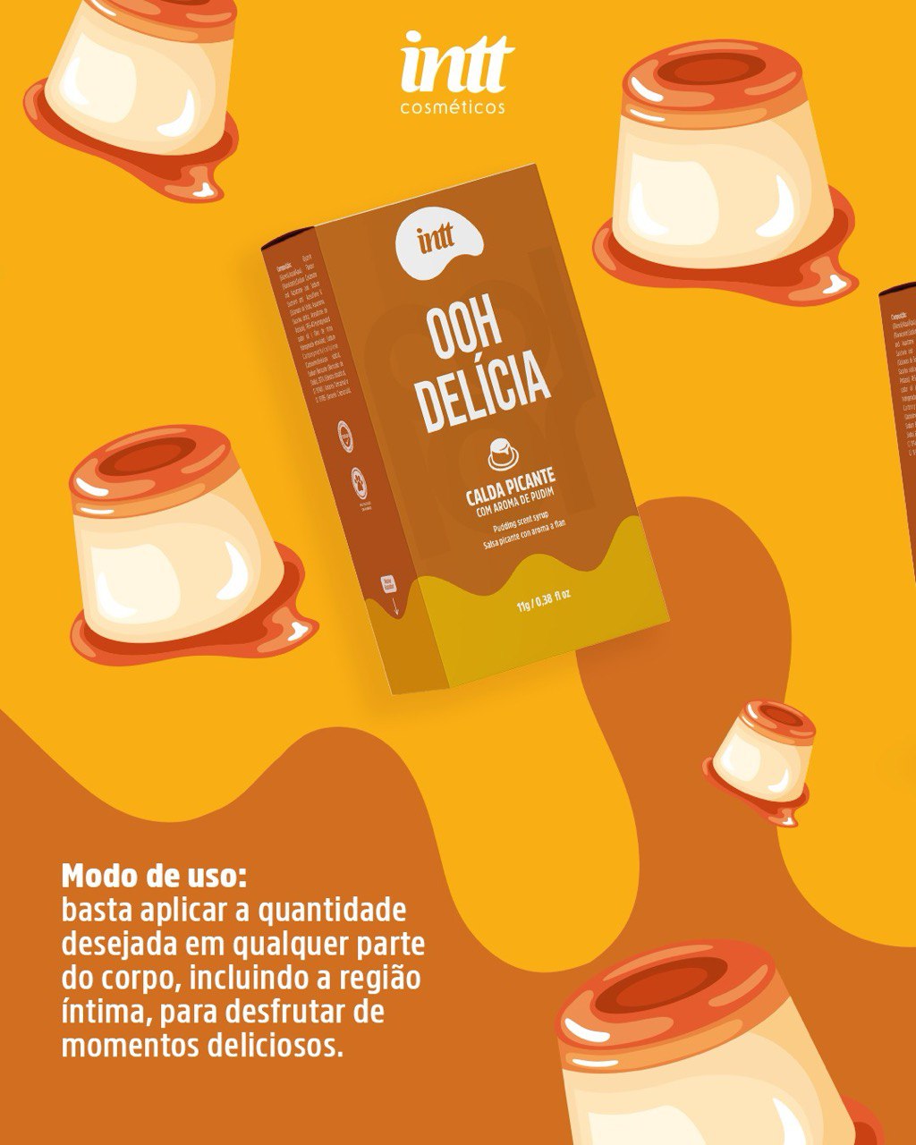 Calda Beijável - Ooh Delícia para deixar o or41 e o beijo mais saboroso