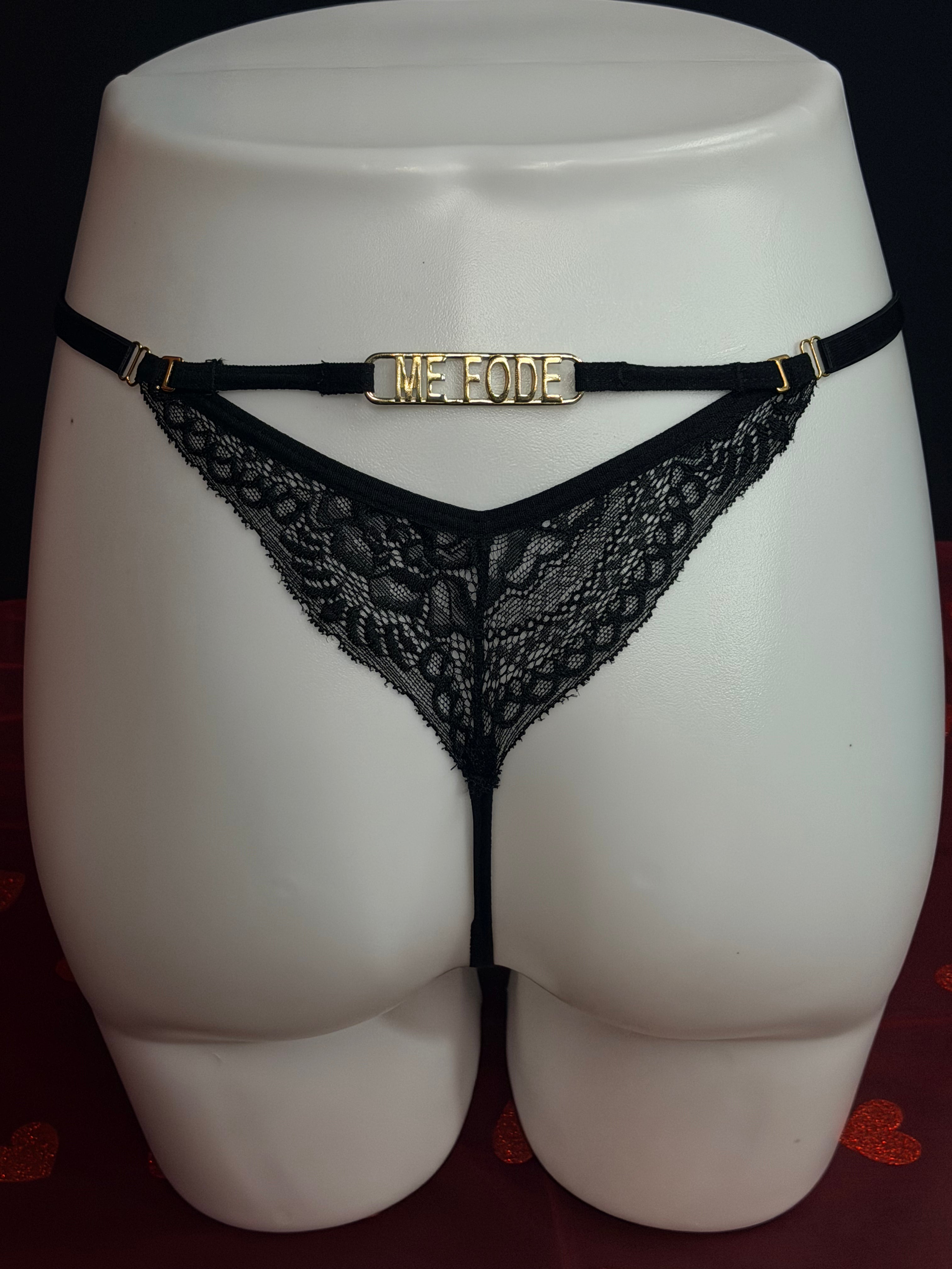 Calcinha Helena - Fio com frase