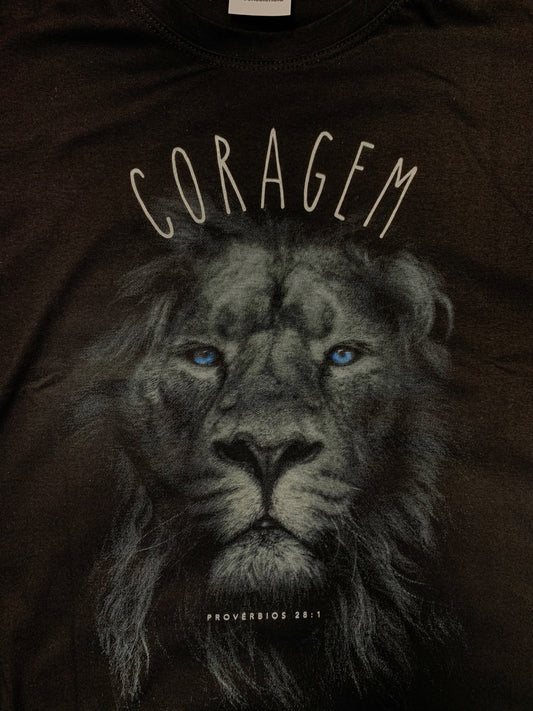T-shirt Leão Coragem