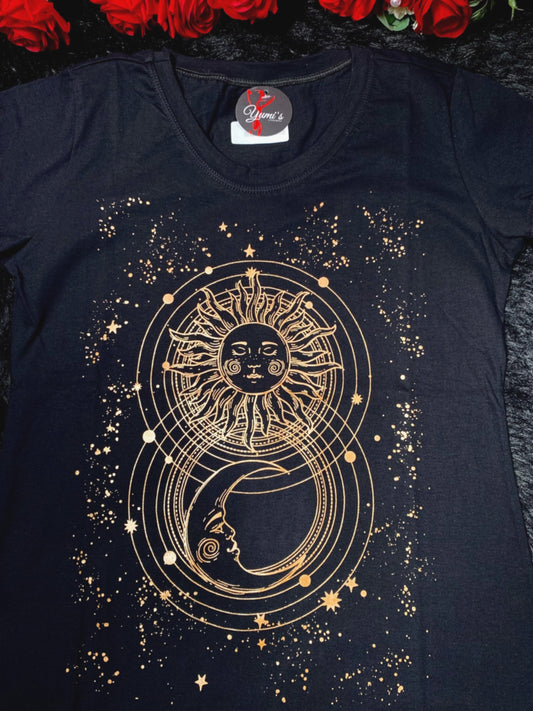 T-shirt Sol e Lua