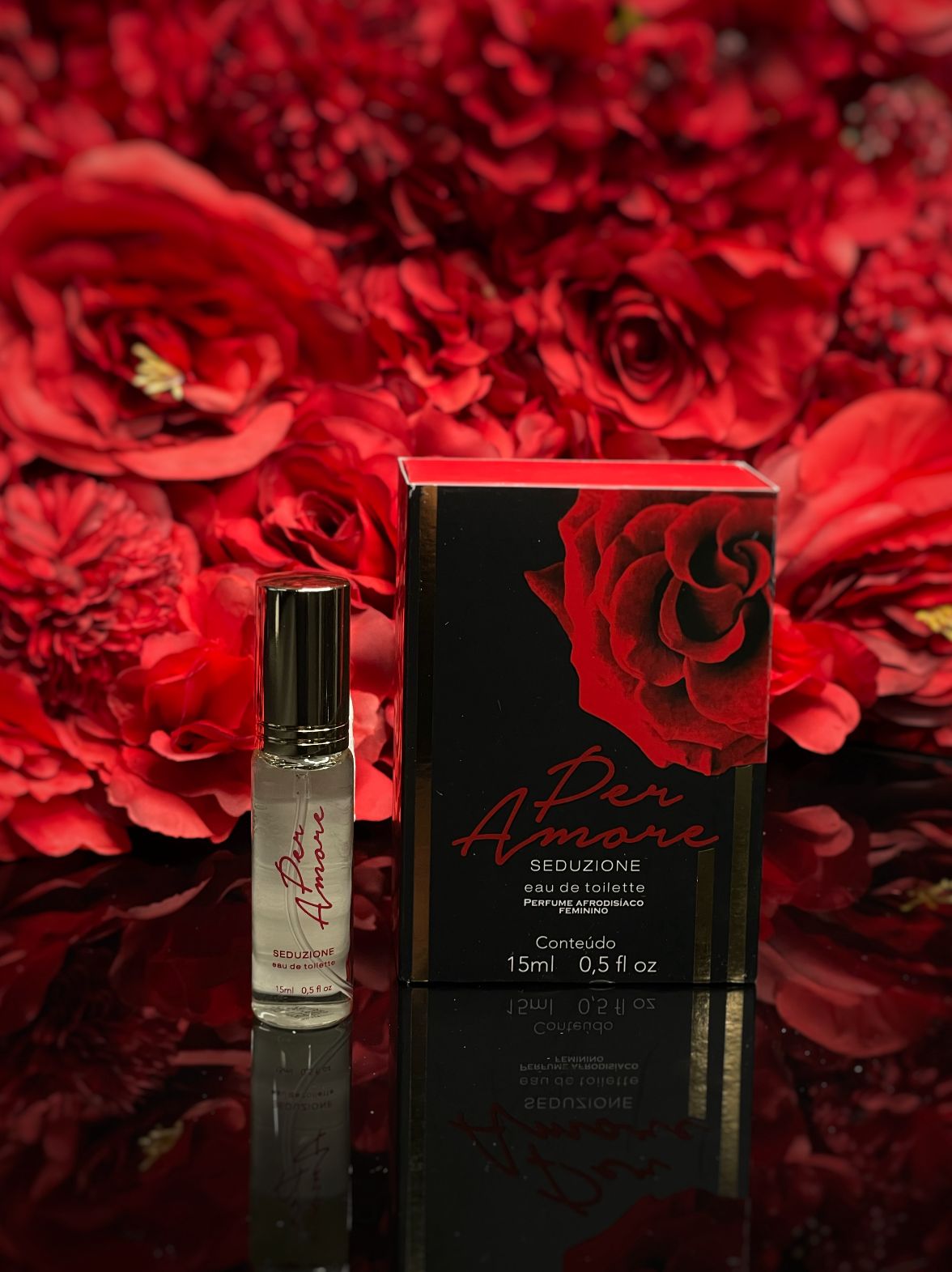 Perfume Afrodisíaco Per Amore Intt 15ml