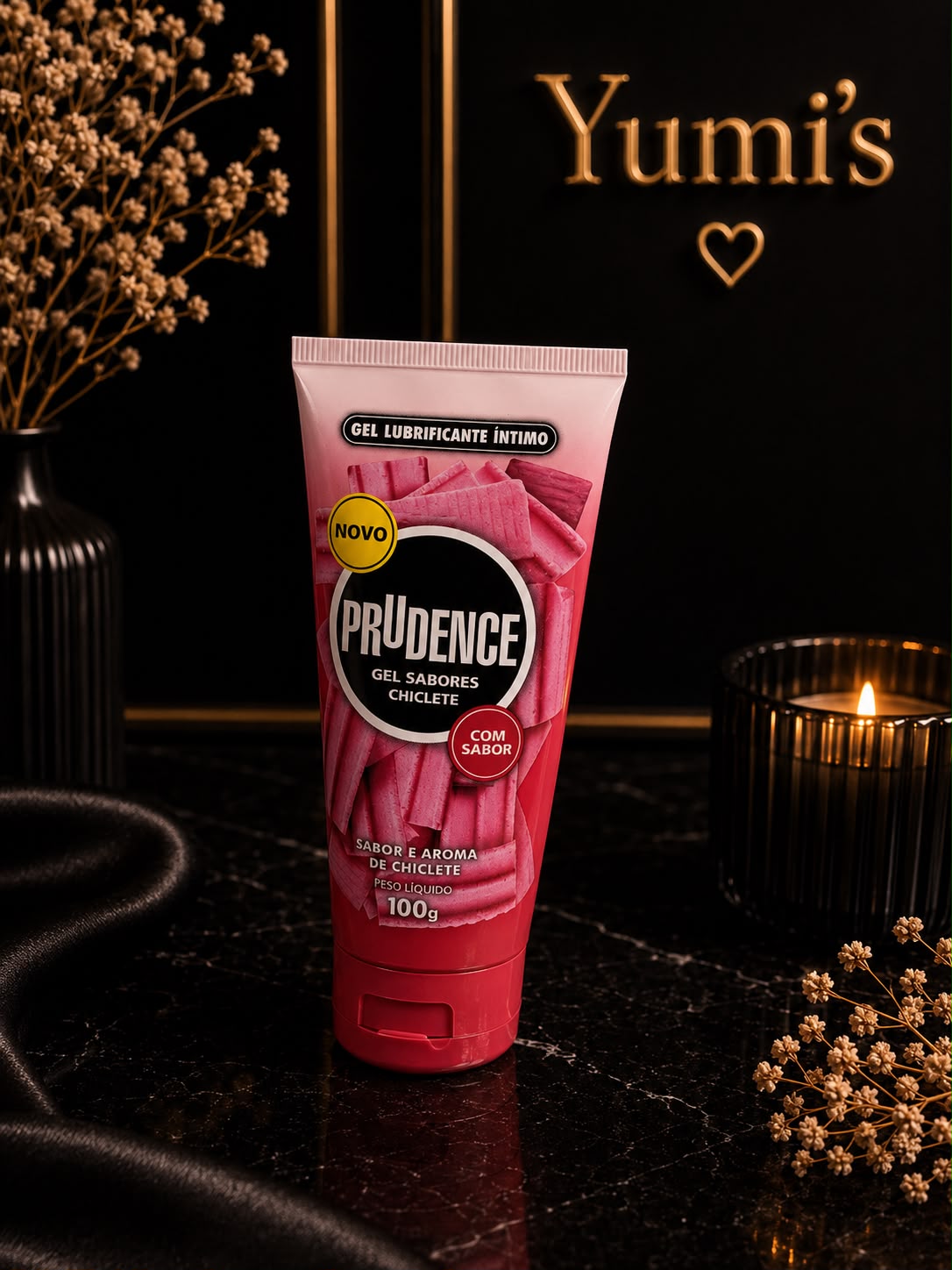 Gel Lubrificante Íntimo Prudence Sabores – 100g