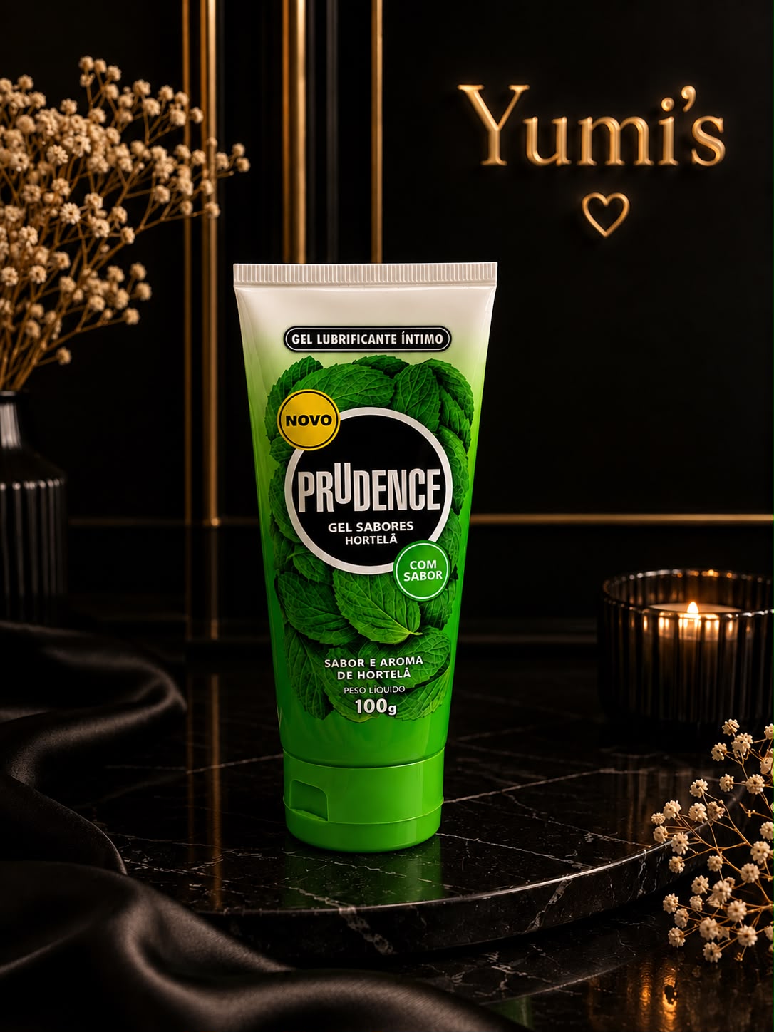 Gel Lubrificante Íntimo Prudence Sabores – 100g