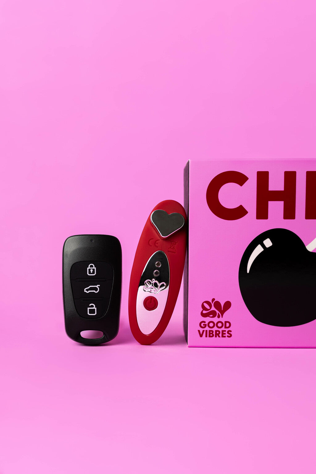 Cherry - Calcinha Vibratória com controle de carro e APP à distância