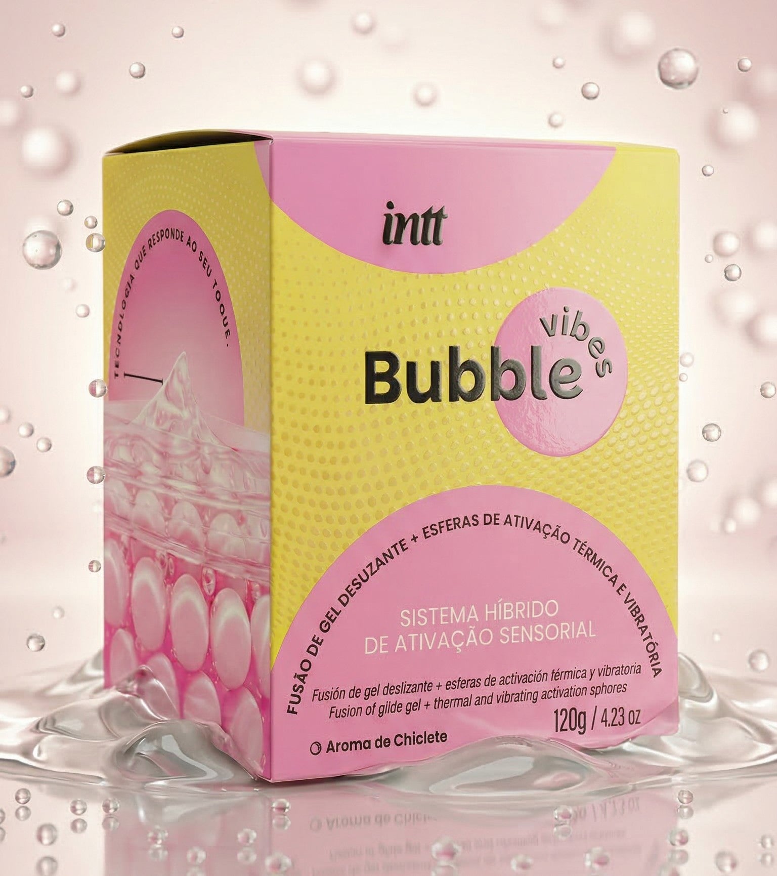 Bubble Vibes - Teconologia coreana com microesferas sensoriais
