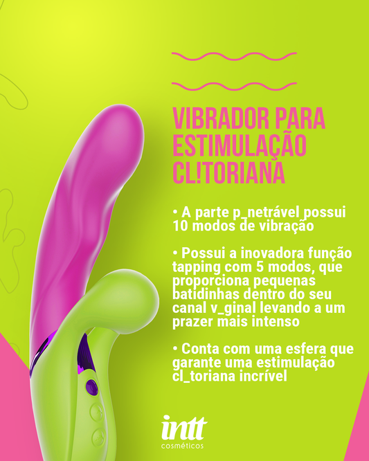 Macetando - Vibrador com função tapping e estimulador de clítoris
