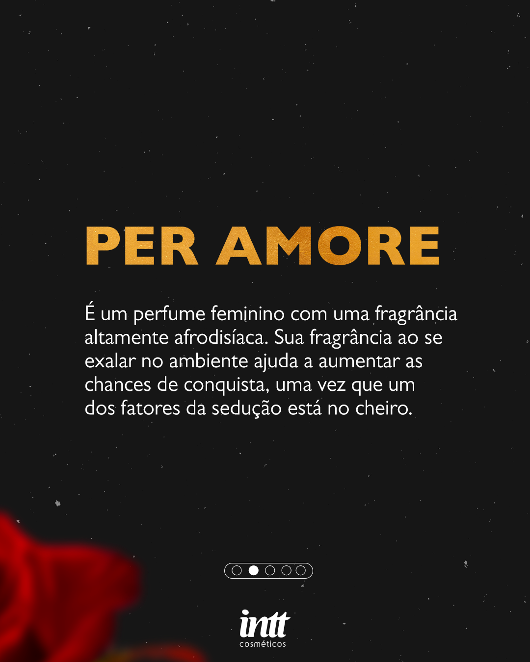 Perfume Afrodisíaco Per Amore Intt 15ml