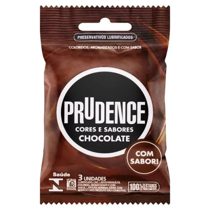 Preservativos Cores e Sabores Prudence - 3 unidades