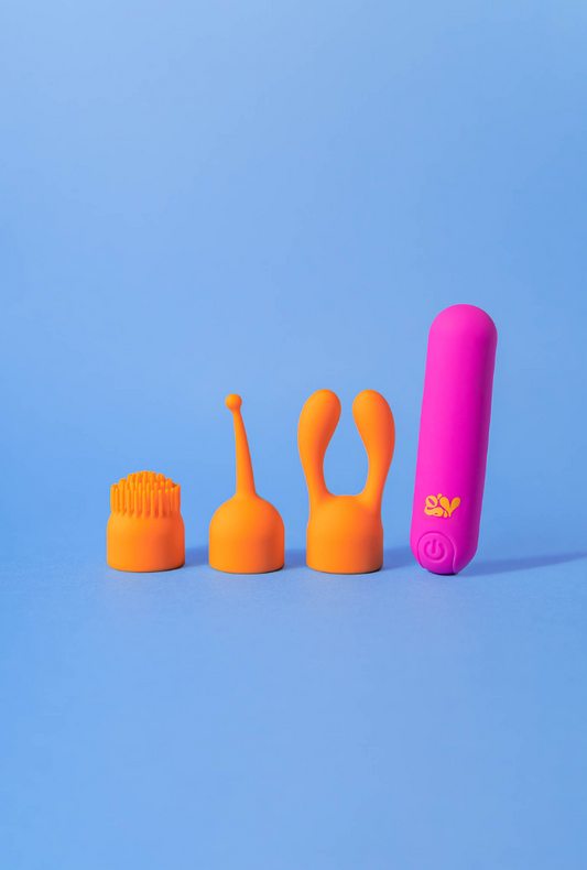Fun - Vibrador Bullet Recarregável com 3 capas