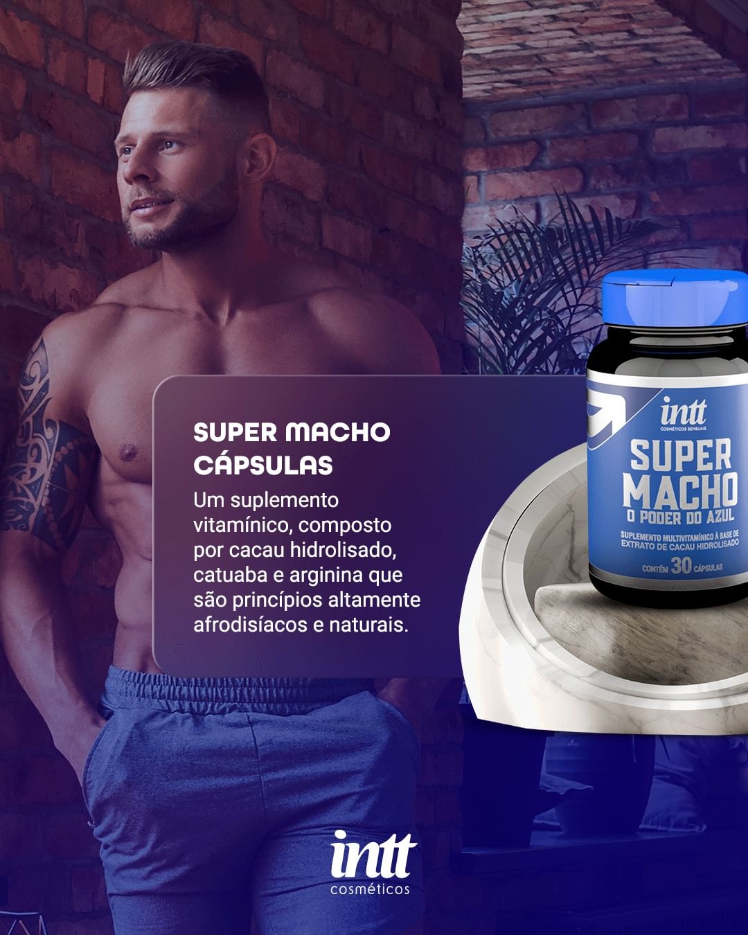 Super Macho - Suplementação masculina que recupera a energia no dia a dia e na cama