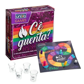 Jogo "Cê Guenta?" Com 4 shots