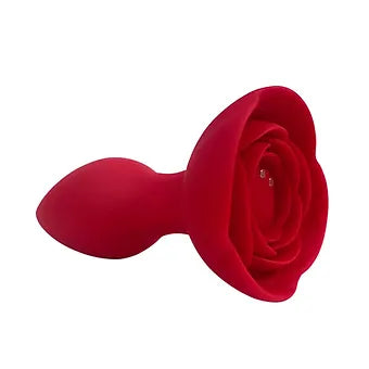 Rose Anal Plug com Controle Remoto e 10 Modos de Vibração
