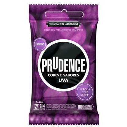 Preservativos Cores e Sabores Prudence - 3 unidades