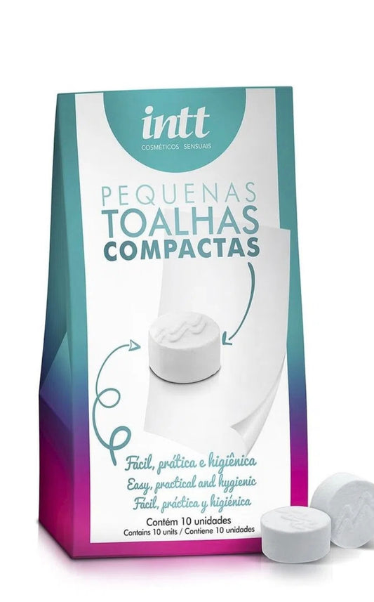 Toalhas compactas - Kit 10 unidades