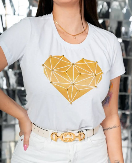T-shirt Coração