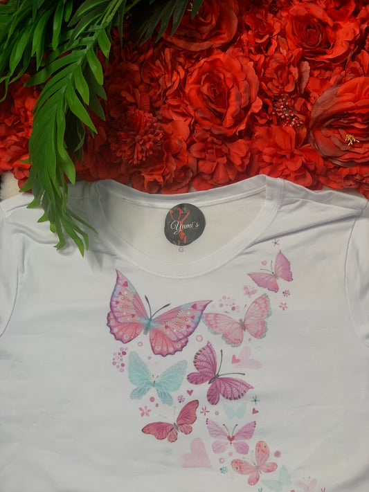 T-shirt Borboletas
