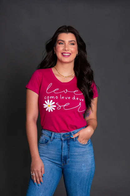 T-shirt Leve como deve ser