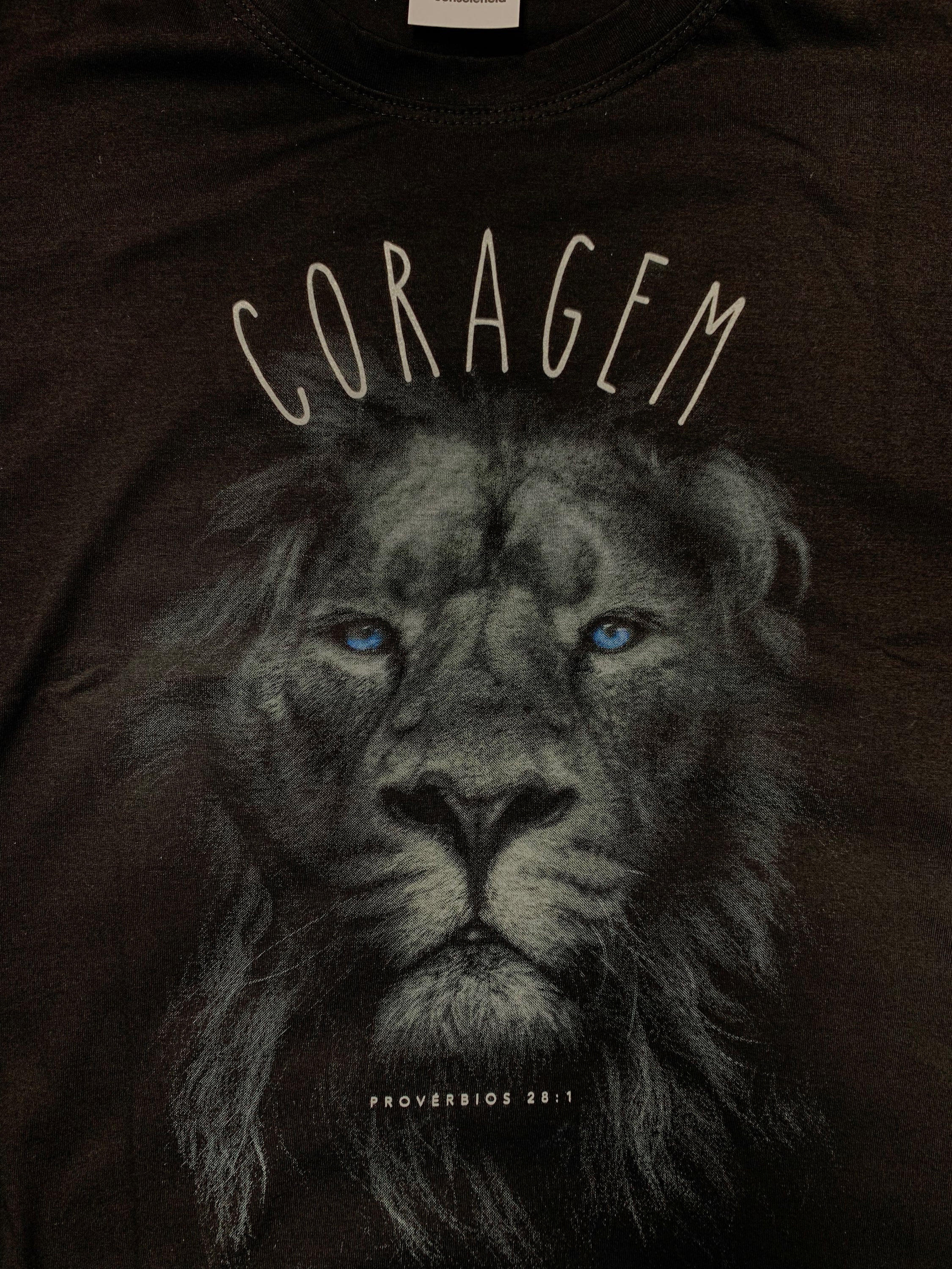 T-shirt Leão Coragem