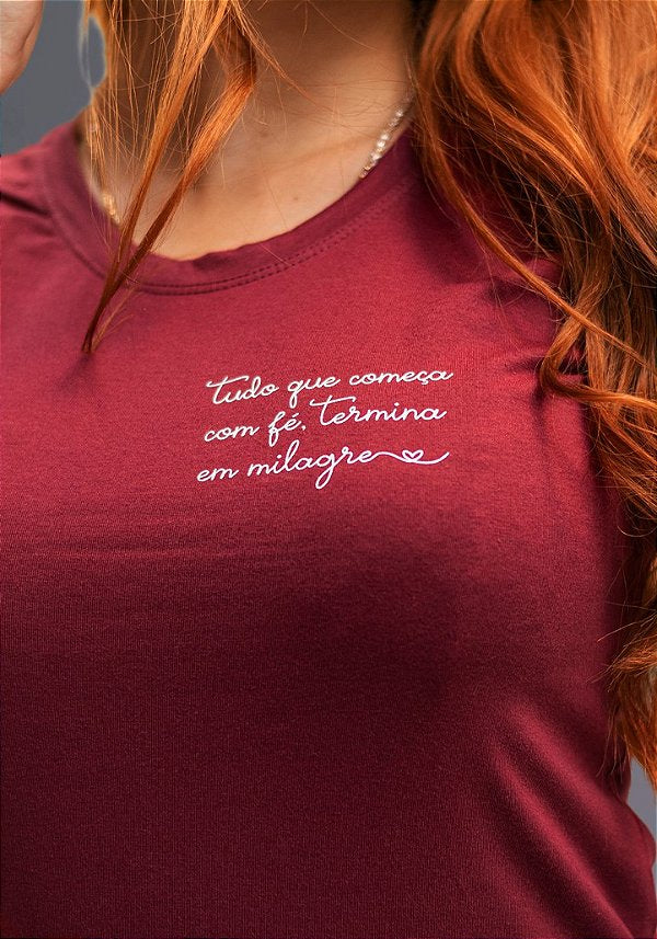 T-shirt Tenho Fé