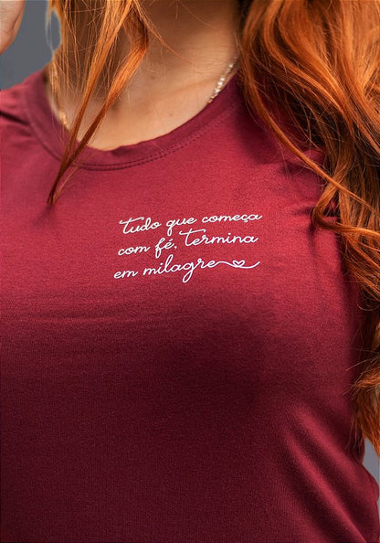 T-shirt Tenho Fé