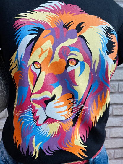 T-shirt Leão Cintilante