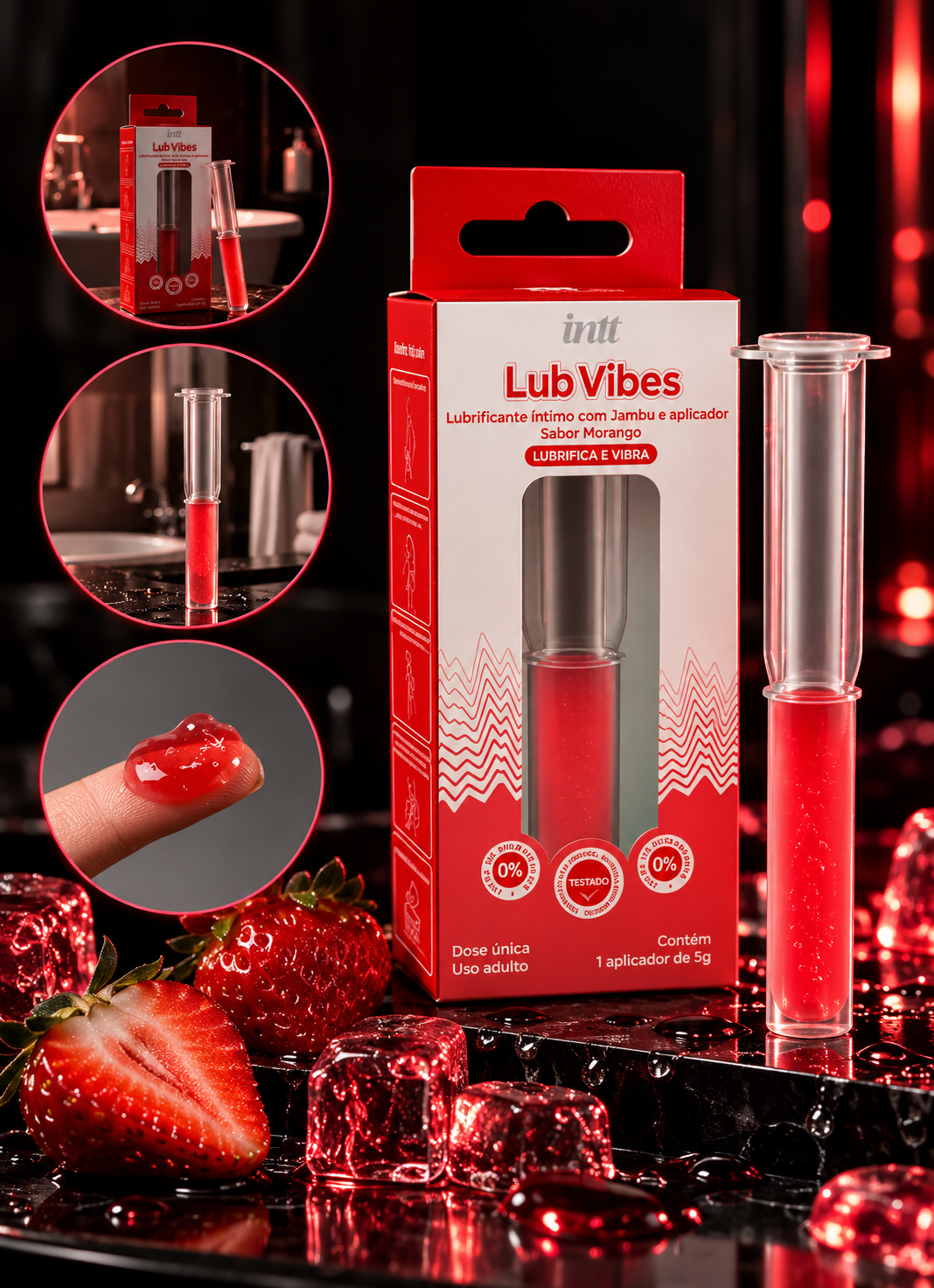Lub Vibes Lubrificante Íntimo com Aplicador
