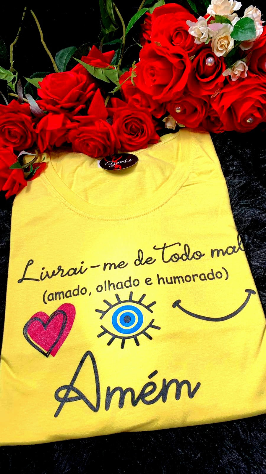 T-shirt Livrai-me de todo mal