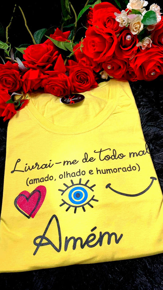 T-shirt Livrai-me de todo mal
