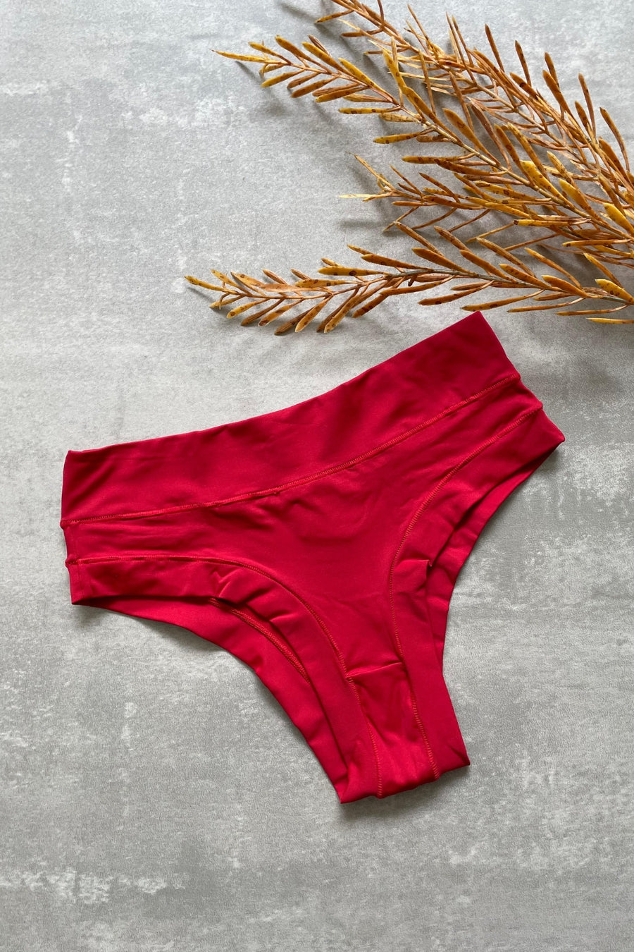 Calcinha Antonella - Cós alto de Poliamida tradicional