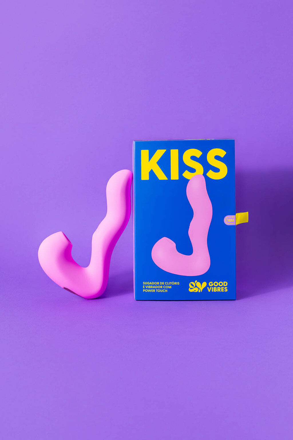 Kiss Sugador e Vibrador 3 em 1 com Power Touch