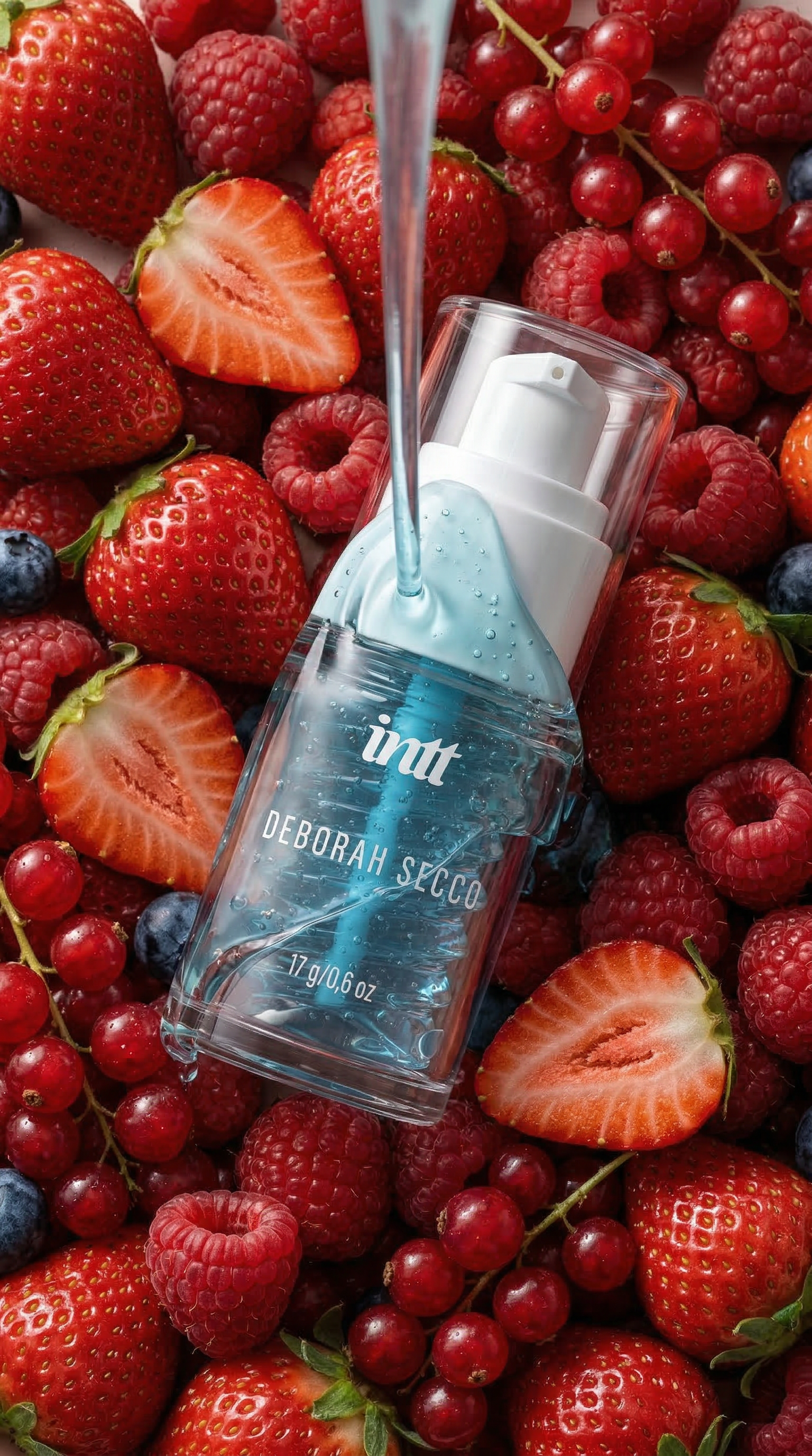 O Segredo - Gel Facilitador @nal com aroma de frutas vermelhas