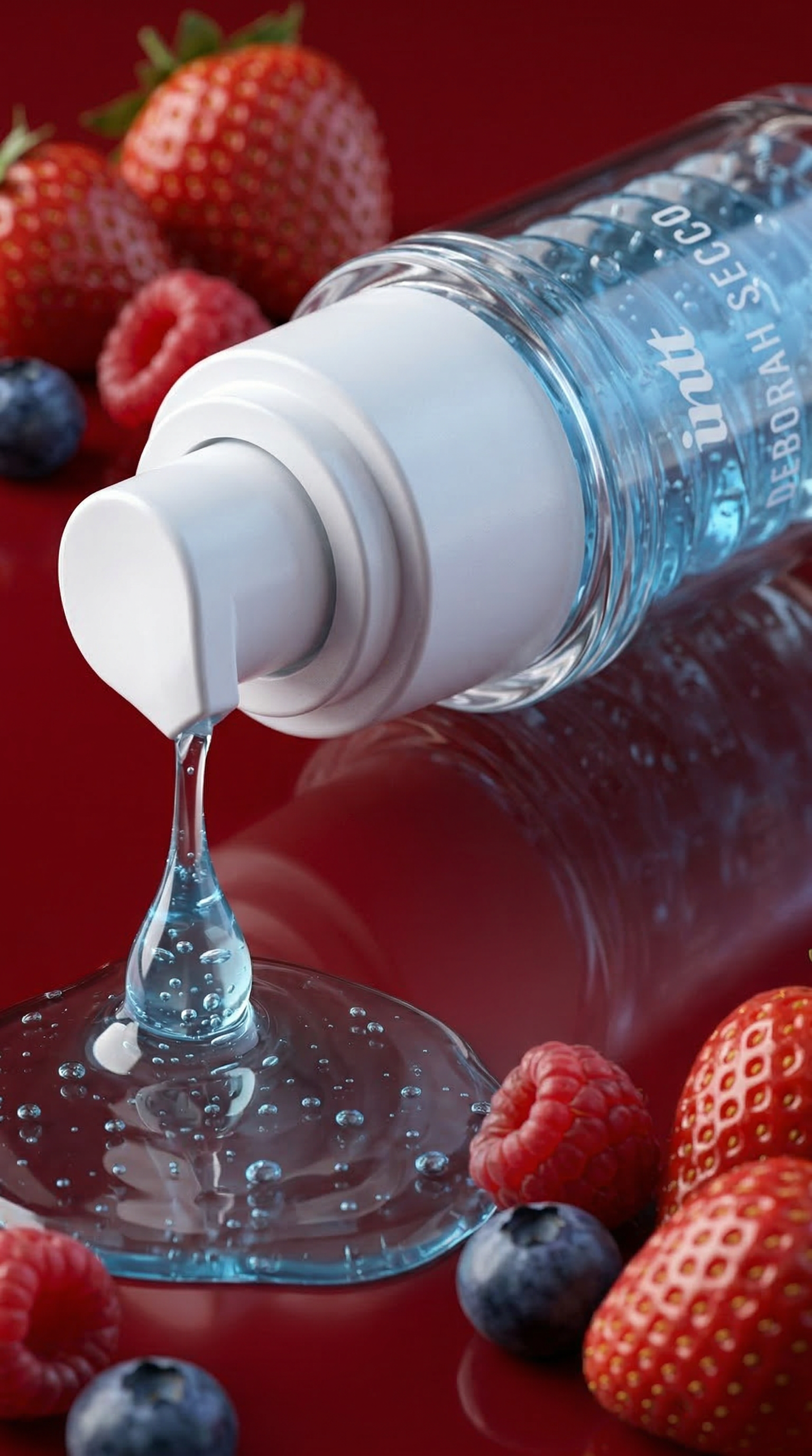 O Segredo - Gel Facilitador @nal com aroma de frutas vermelhas