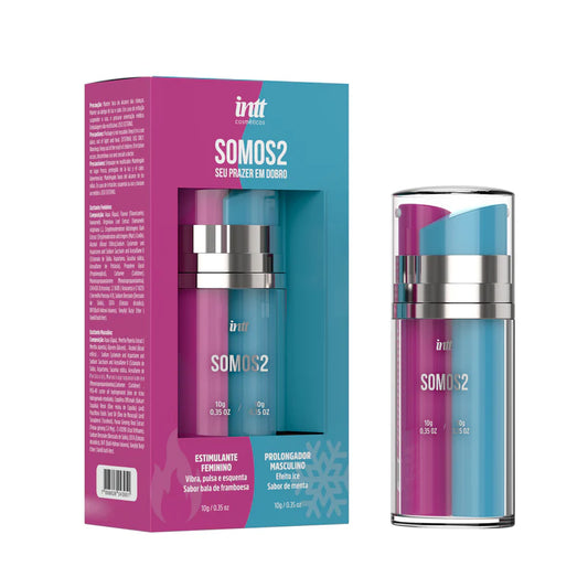 Somos 2 - Gel para ela e para ele, um excita e o outro retarda! A mistura dos dois é uma explosão